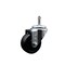 Service Caster 3'' Soft Rubber Wheel Swivel 7/16'' Grip Ring Stem Caster SCC-GR20S314-SRS-716138 - alternate 1
